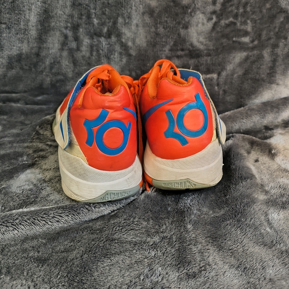 Nike KD 4 Kevin Durant Basketball Shoes OKC Team Orange Mens Size 10 main image 5